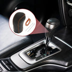 1 Pc Gear Shift Knob Cover for Hyundai Tucson (2015–2018) Black Brown Faux Leather