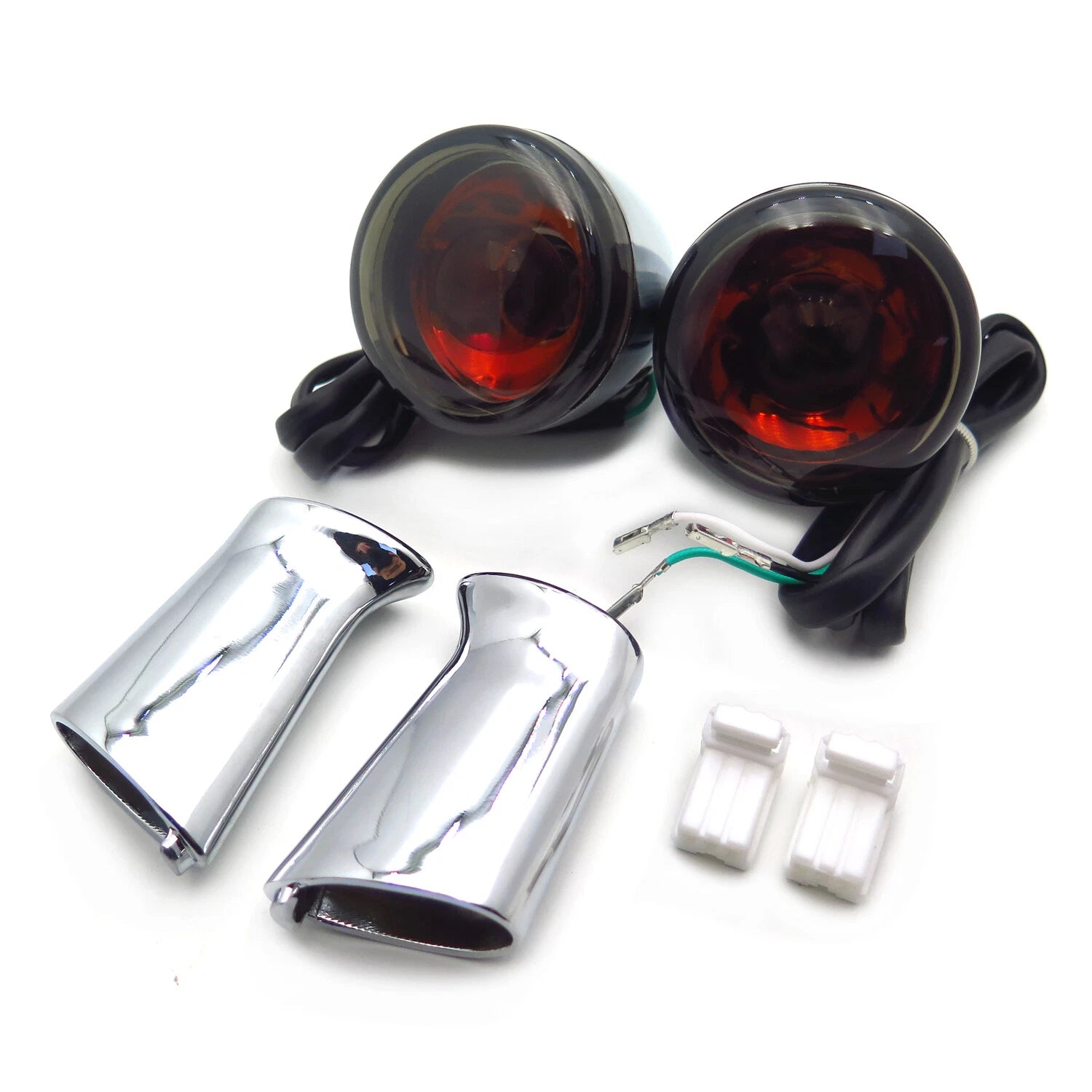 Rear Bullet LED Turn Signal Light Indicator for Harley Sportster XL 883 (1992–2016)