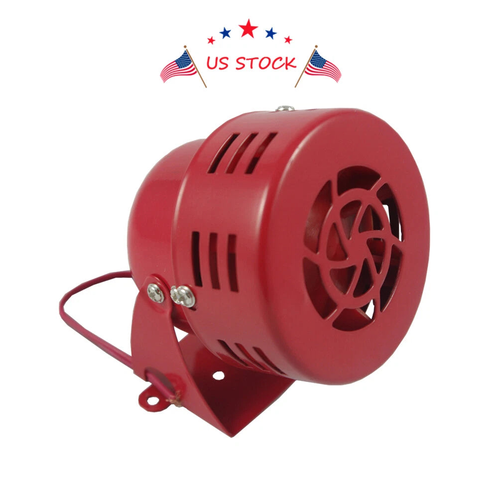 Red Civil Air Raid Alarm Horn for Motor Driven Fire (12V)
