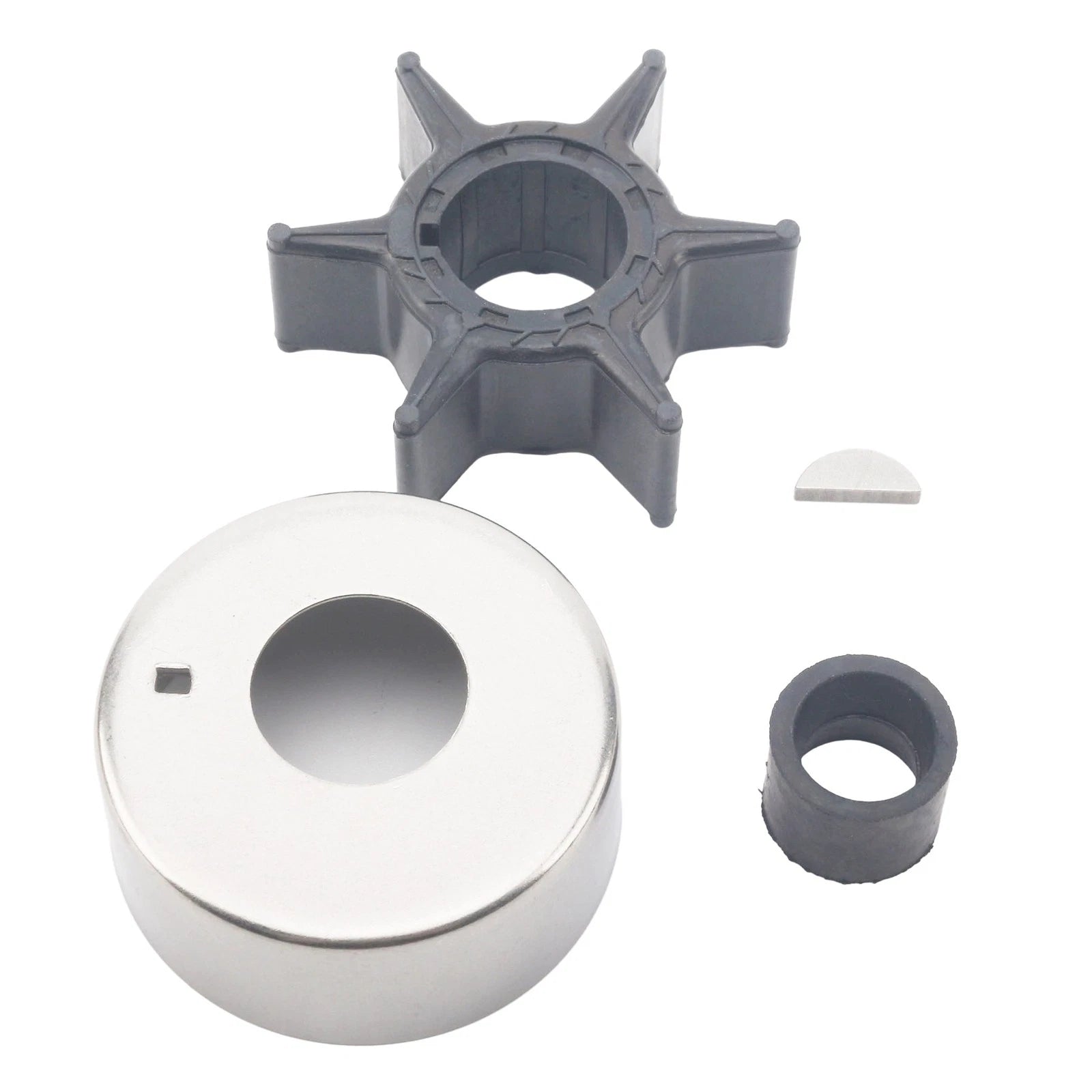 Water Pump Repair Kit for Yamaha 2 Stroke 55 HP Outboard (663-W0078-A0, 18-3425)