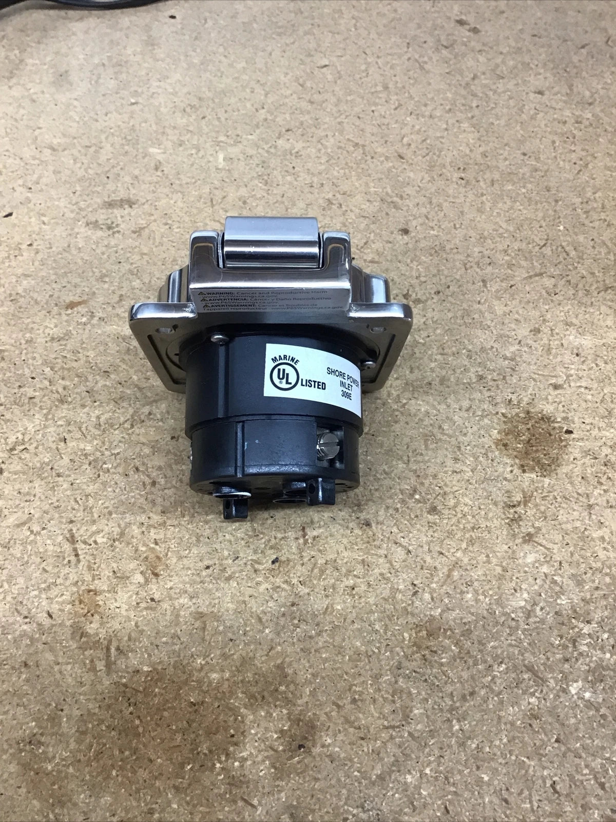 50 Amp 125V Marinco 6371EL Shore Power Inlet for Marinco (Used)