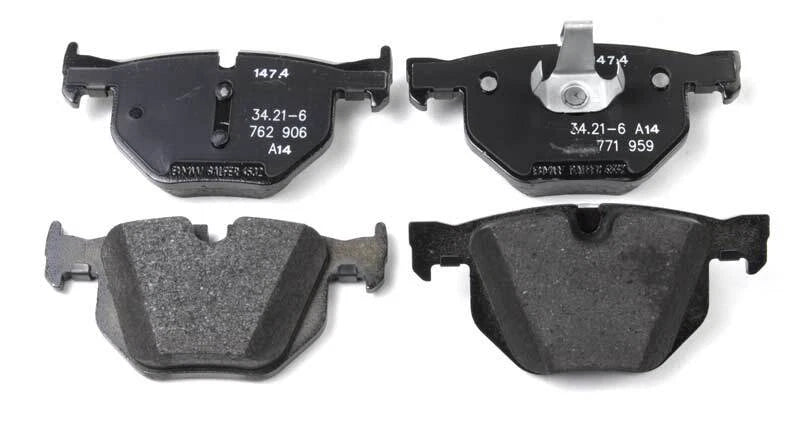 Set of 4 Rear Disc Brake Pads for BMW (OEM 34216776937)