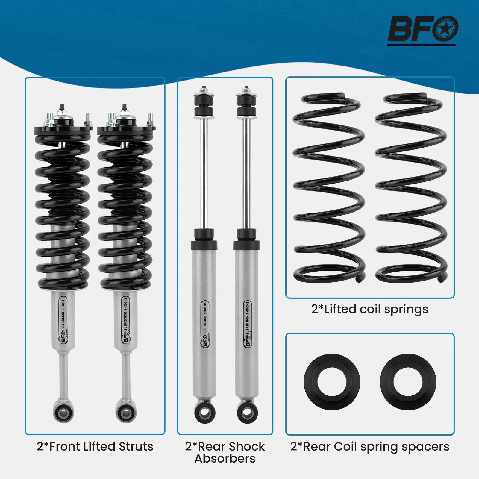3" Leveling Lift Kit & Struts for Toyota 4-Runner 4WD (2010-2023)