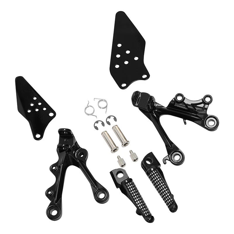 Front Driver Foot Pegs Bracket Kit for Kawasaki Ninja ZX6R (2009–2024)