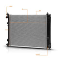 Aluminum Core Radiator for Nissan March/Versa (2012–2019) DPI-13303