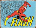 Vintage Replica Tin Metal Sign Flash Comic Superhero (1959)