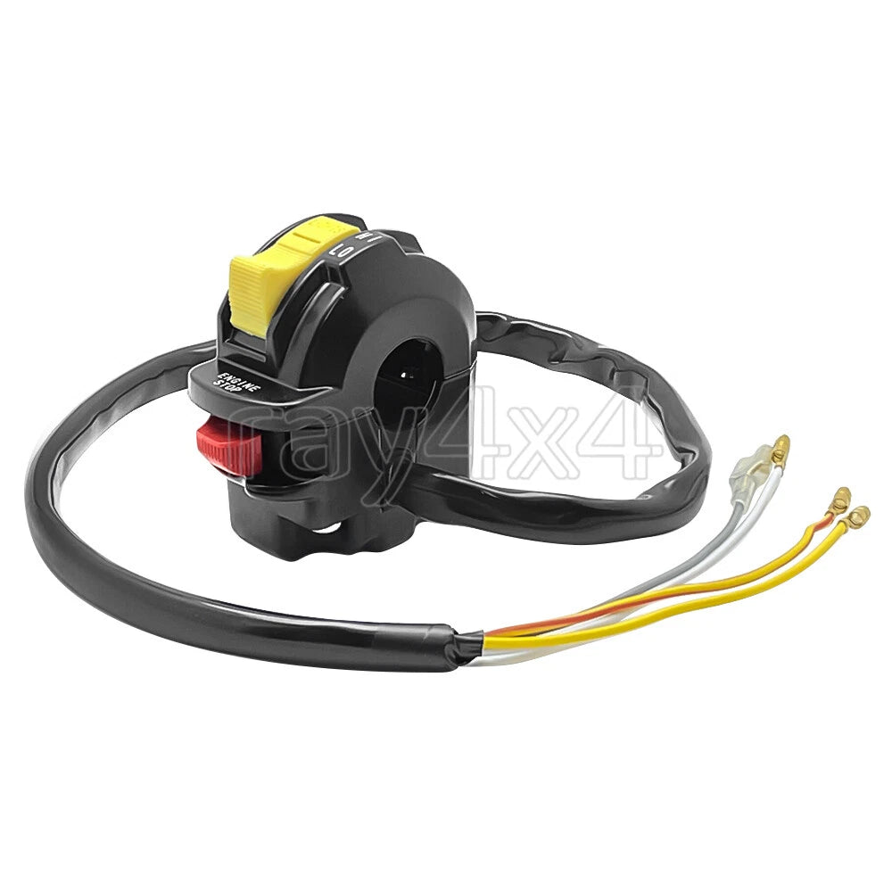 Left Handle Stop Kill Switch for Suzuki Quadsport 250, Quadracer 250, Quadrunner 185 (1985–2002)