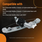 Rear Left Power Window Regulator with Motor for Chevrolet Malibu (2005–2008)
