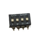 4 Position DIP Switch DM-04-V-T/R for PCB (Compatible)