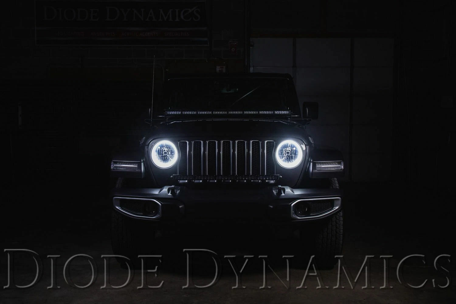 HD LED Switchback Halo Inserts Boards with Drivers for Jeep Wrangler JL (2018–2020)