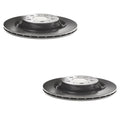 Set of 2 Brembo PVT 335mm Rear Coated Disc Brake Rotors for Tesla 3 (2017–2021)
