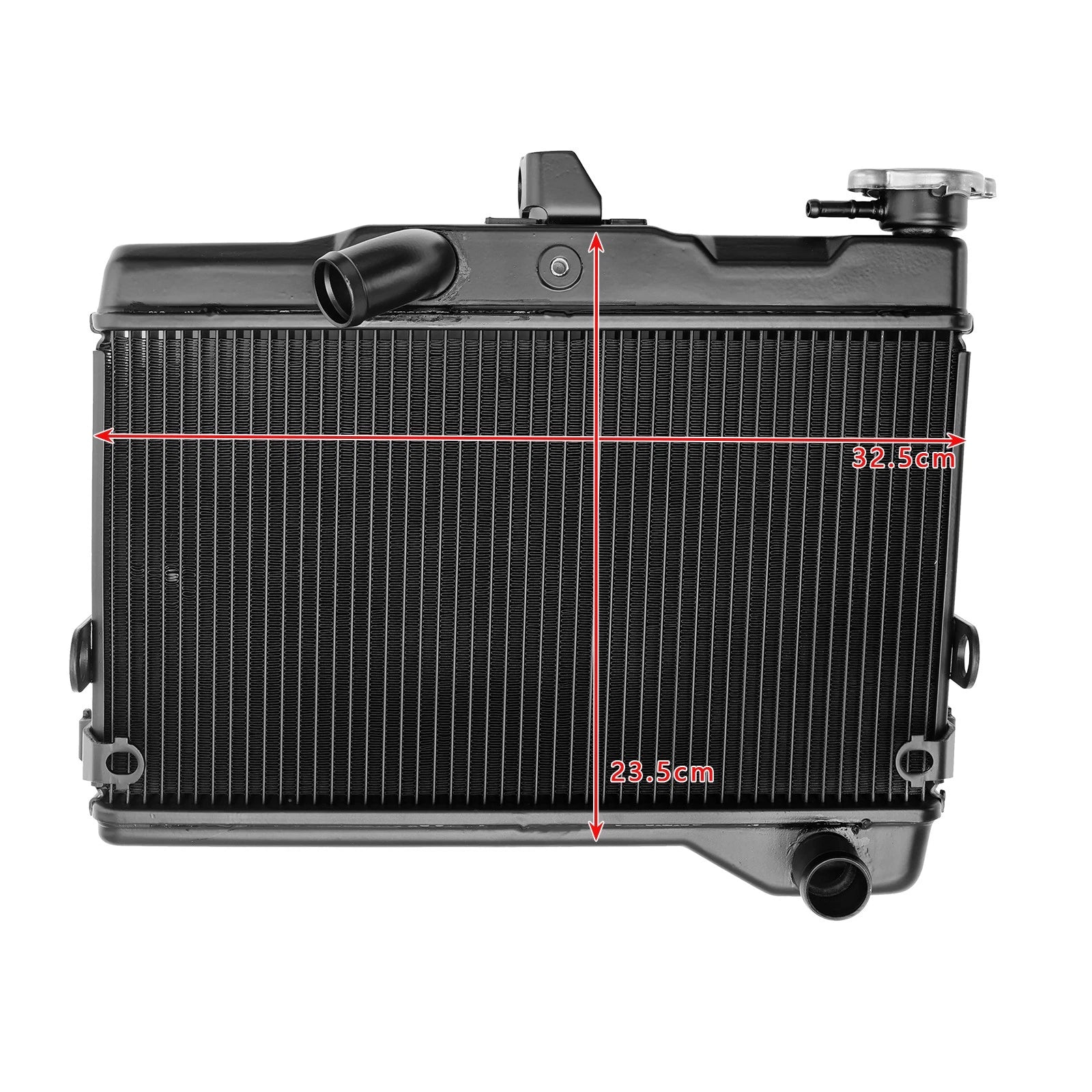 Radiator Cooling Engine Cooler for Yamaha Tenere 700 (2019–2024) Black