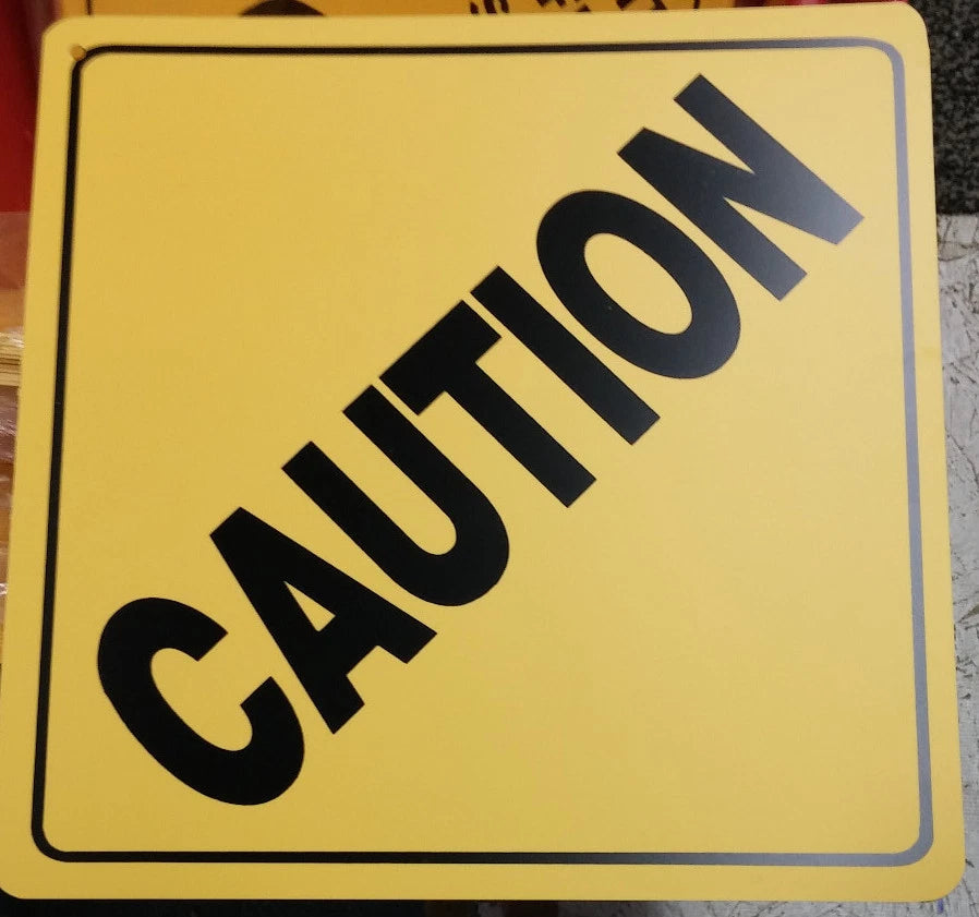 Caution Sign for XING Crossing