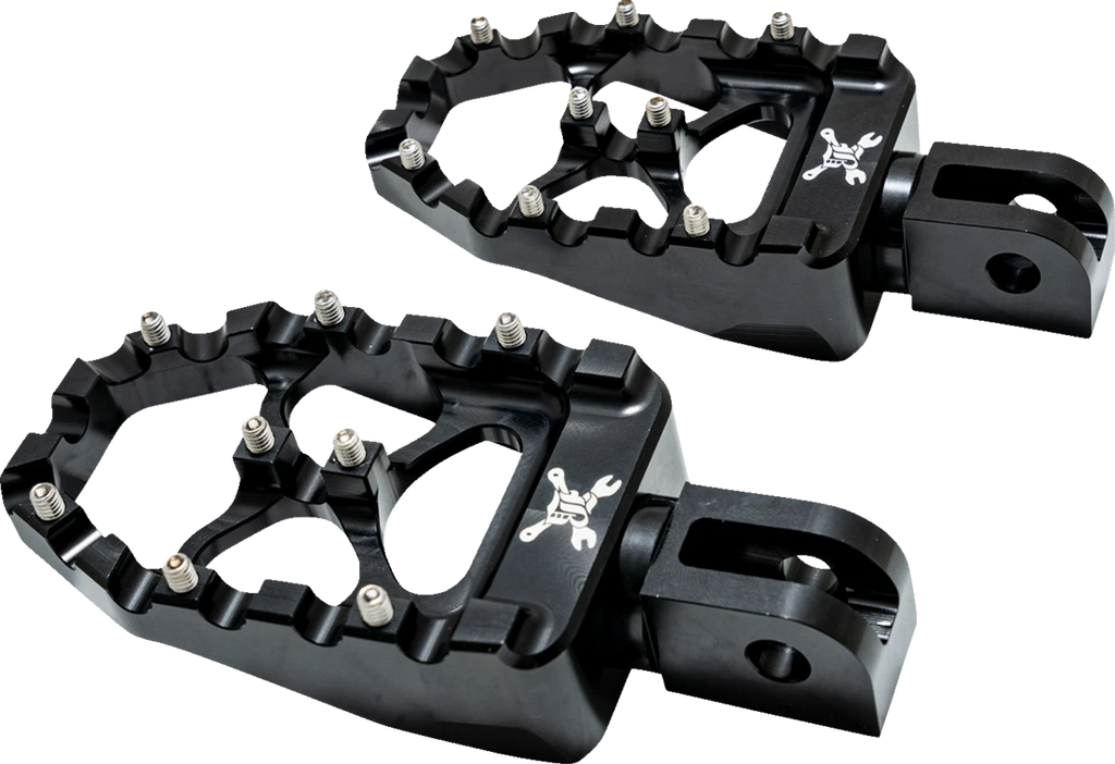 Burly Brand MX Evolution Passenger Pegs for Harley Softail (B13-1017B)