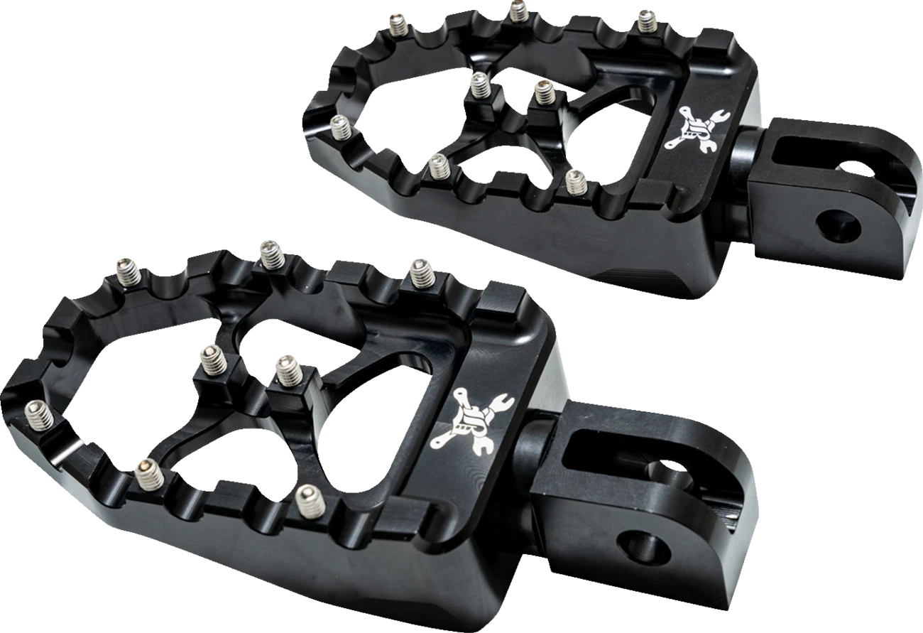 Burly Brand MX Evolution Passenger Pegs for Harley Softail (B13-1017B)