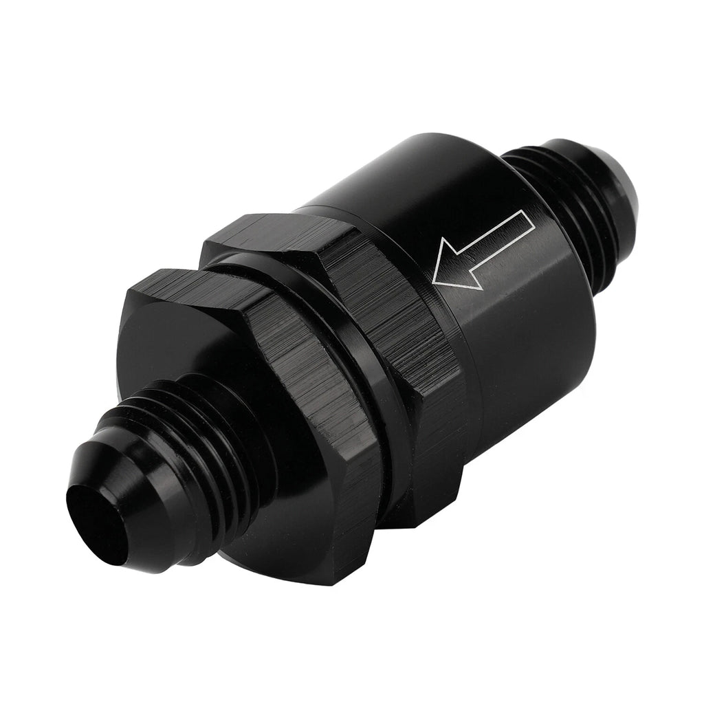 6 AN to AN6 Flare Inline Check Valve for Universal Applications
