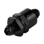 6 AN to AN6 Flare Inline Check Valve for Universal Applications