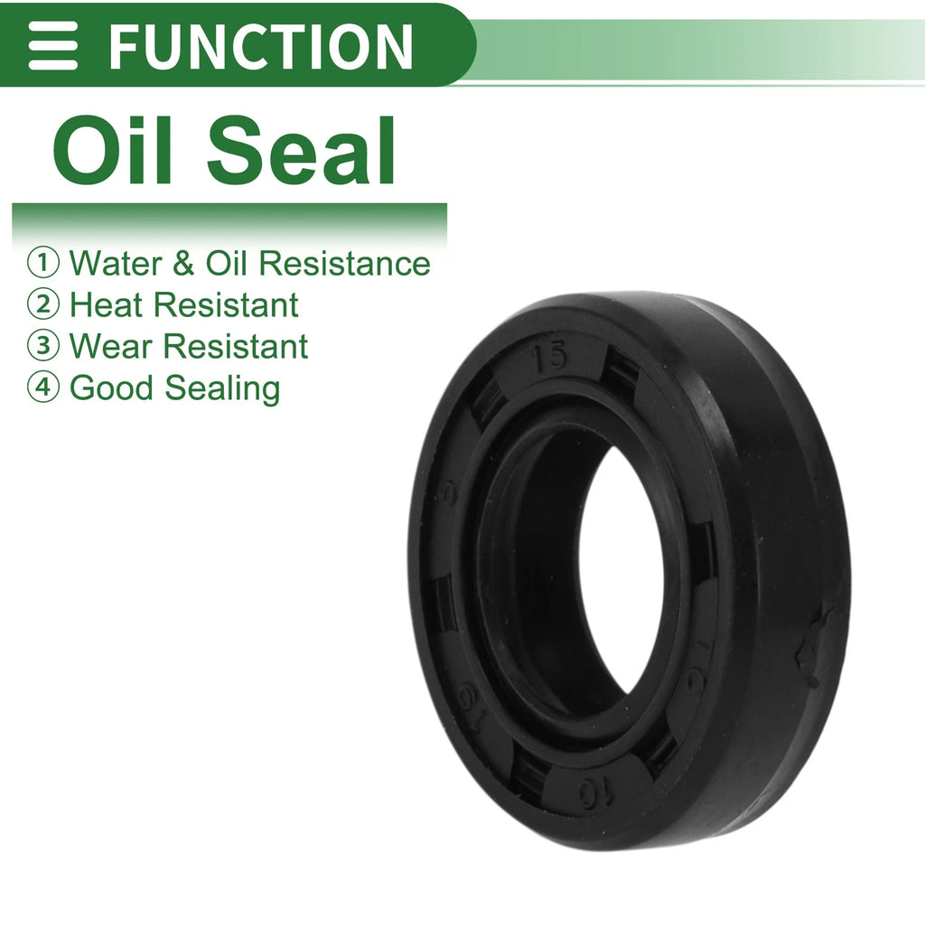 Oil Seal   - NBR Rubber 10x19x5mm High Pressure