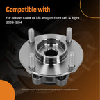 Pair Front Wheel Bearing Hub Assembly for Nissan Cube (2009–2014) HA590379