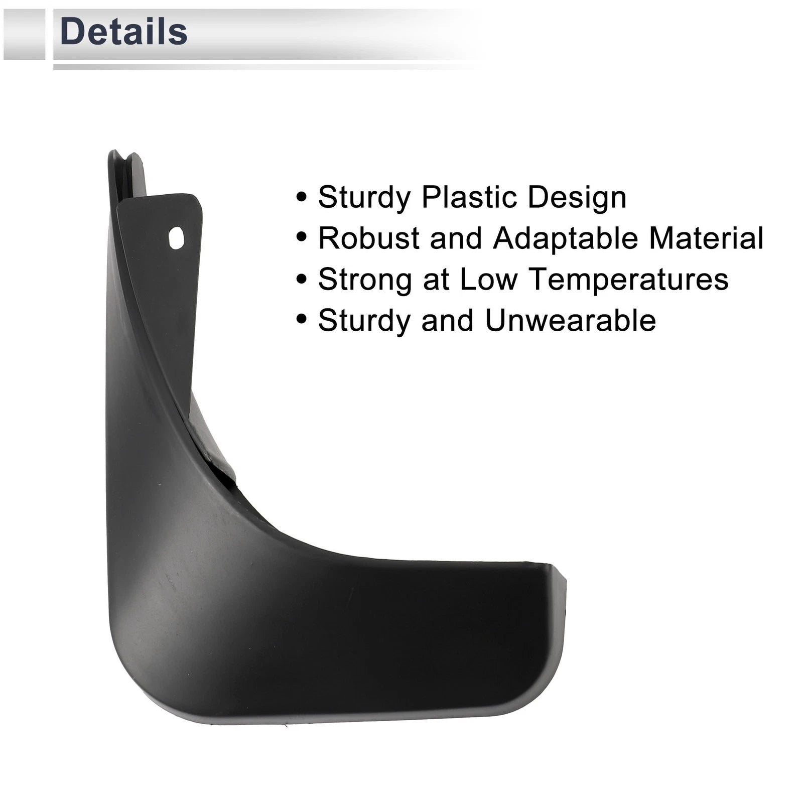 Set of 2 Mud Flaps Splash Guards for Audi A1 (2010–2015)