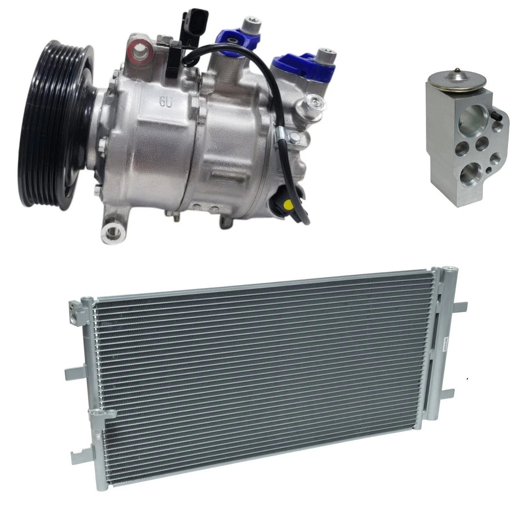 AC Compressor Kit With Condenser for Audi Q5 3.0L (2014–2017)