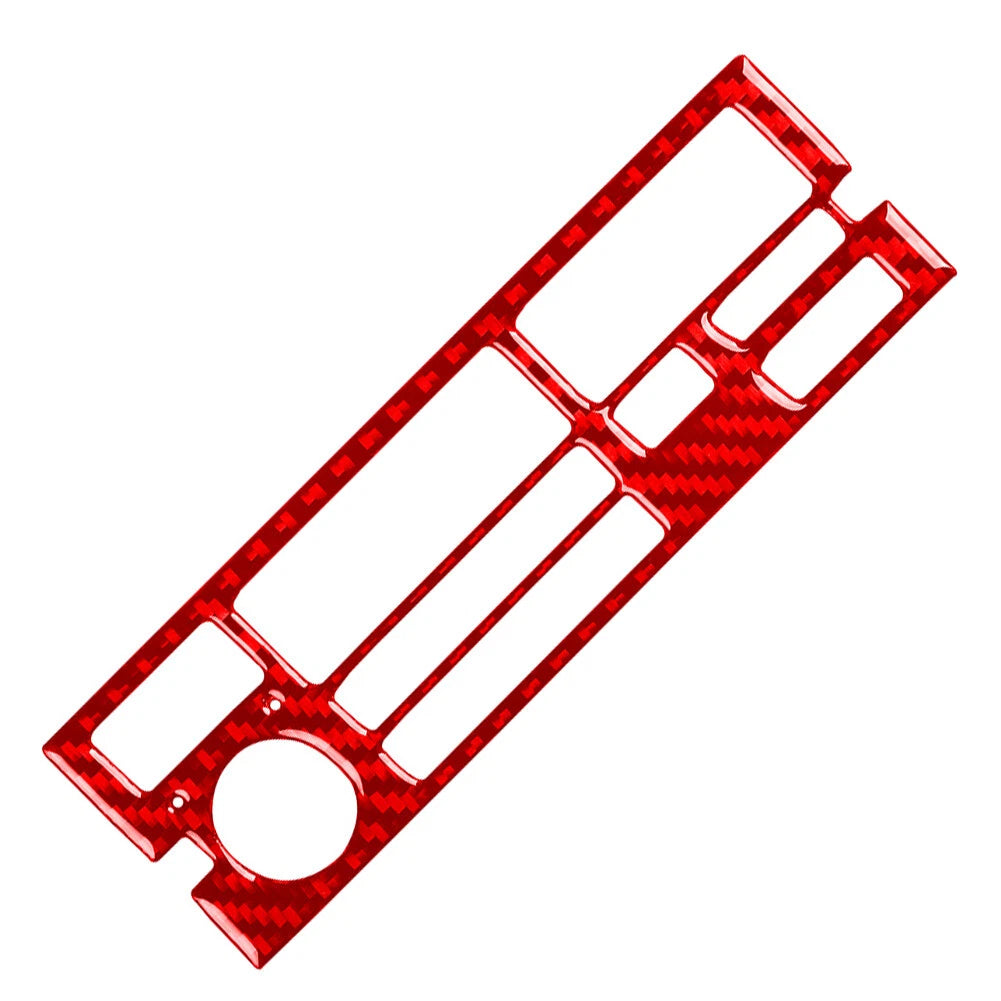 Carbon Fiber Red Radio CD Panel Trim for BMW 3 Series E36 (1994–1996)