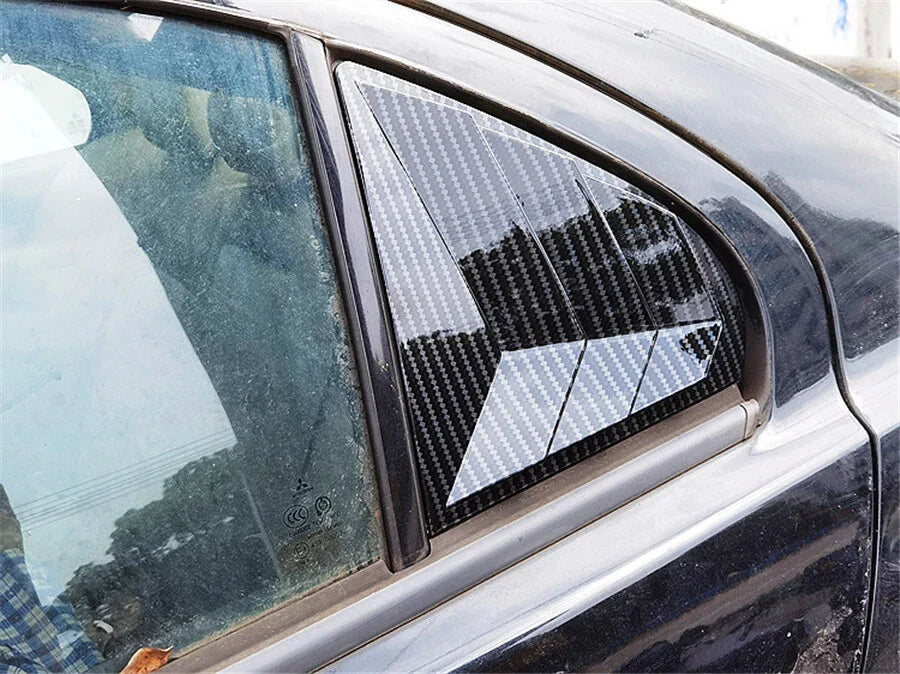 Carbon Fiber Side Window Covers for Mitsubishi Lancer EVO (2003-2006)