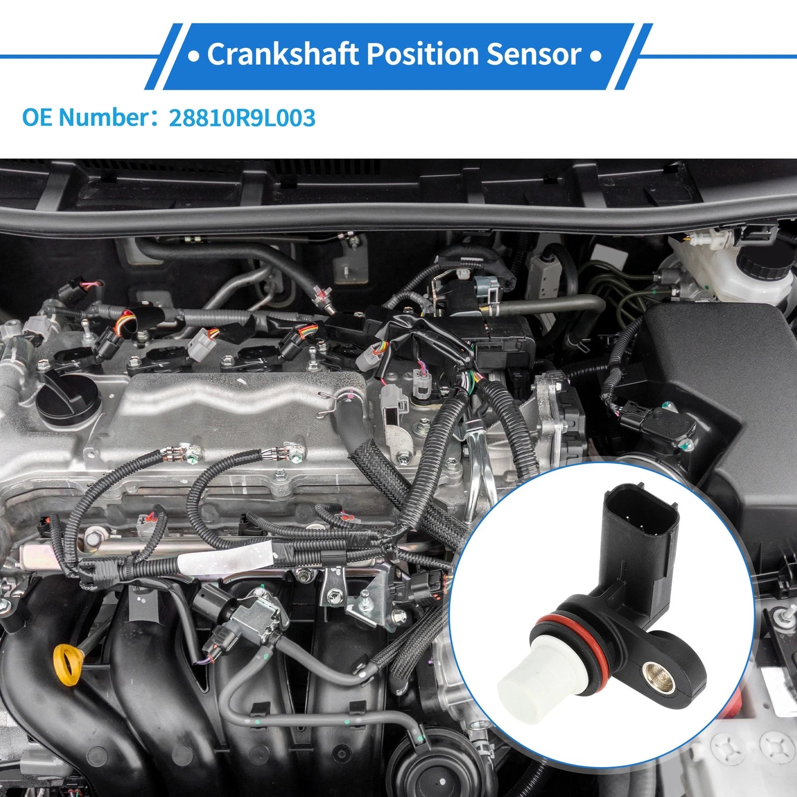 Crankshaft Position Sensor for Honda HR-V (2016–2022) No. 28810R9L003