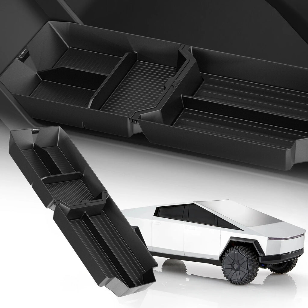 Lower Floor Center Console Storage Organizer for Tesla Cybertruck (2023)