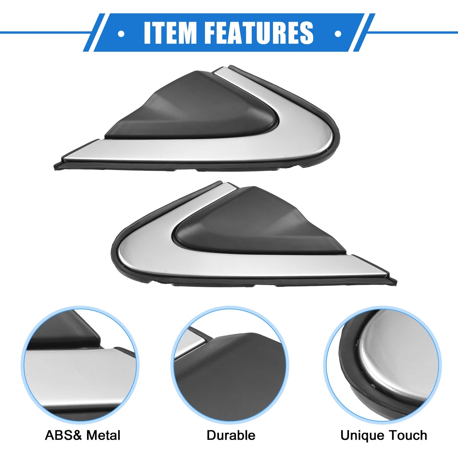 2 Pcs Door Mirror Flag Cover for Honda CR-V (2012–2016)