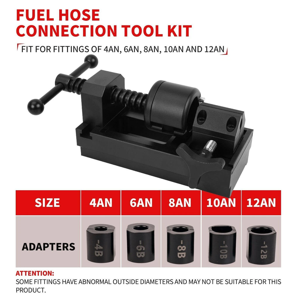 Fuel Line Fittings Installation Tool Kit for AN4-AN12