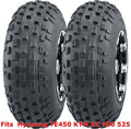 Set of 2 Knobby Tires 21x7-10 for Hyosung TE450 KTM XC 450 525