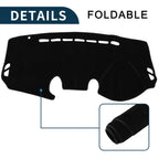 Dashboard Cover Mat for Mazda 2 Demio (2007–2014) Sun Protector Black