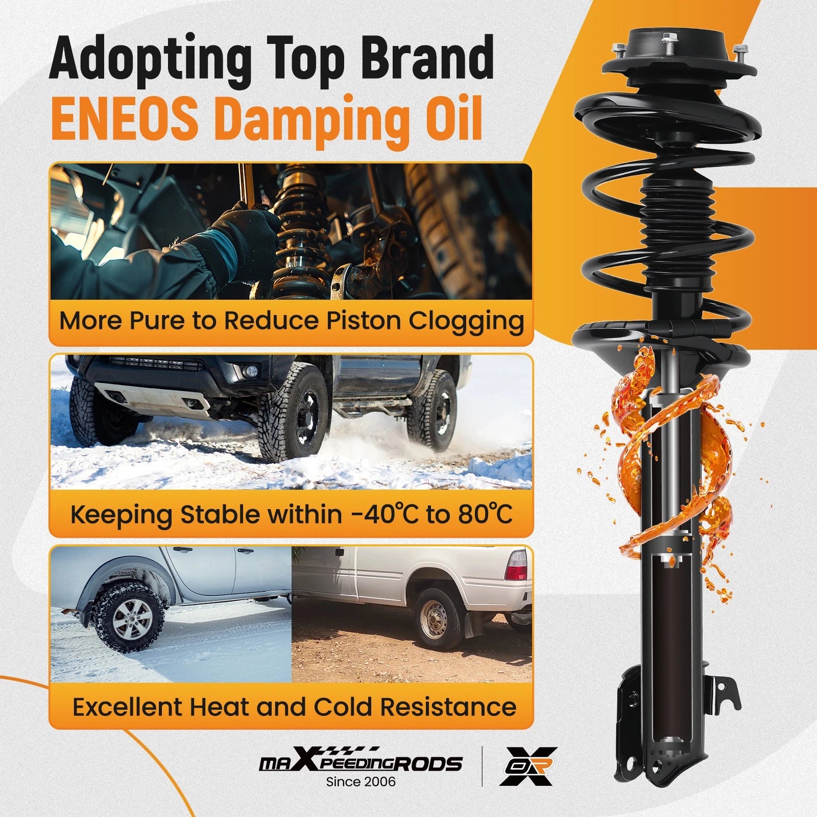 2X Front Strut Spring for Subaru Outback (2000-2004)