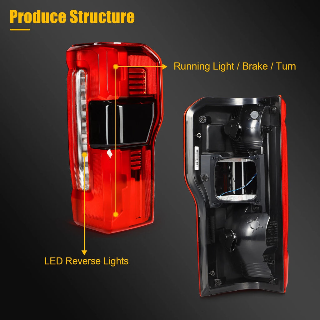 Right Side Tail Light for Ford F-250 F-350 Super Duty (2023–2024) w/Blind Spot