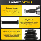 CV Axle Shaft Assembly for Ford Fiesta (2011–2015) Front Driver Side