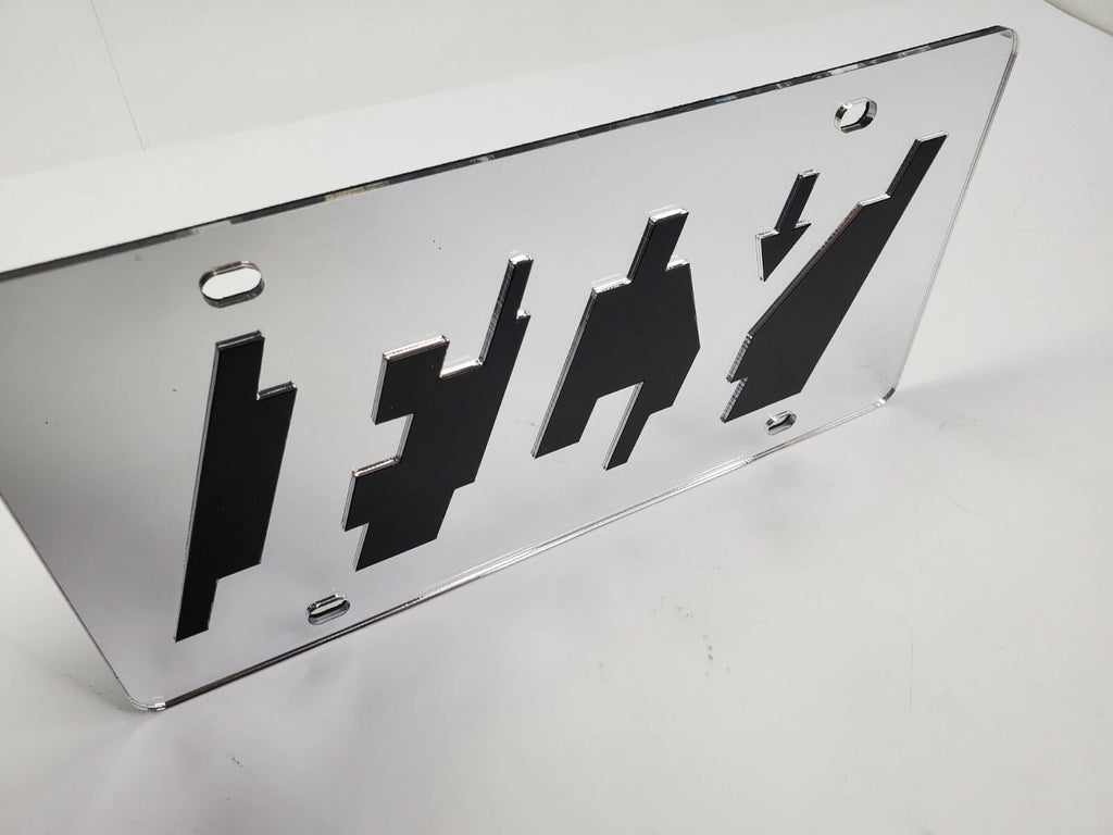 License Plate Frame Acrylic Emblem for Airplane Pilot RC Club (Universal)