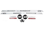 Bonnet Decal Set for Massey Ferguson 165 Tractors (1964–1975)