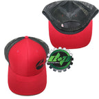Cummins Trucker Hat Mesh Snapback Red/Black for Trucks (Fits All Models)