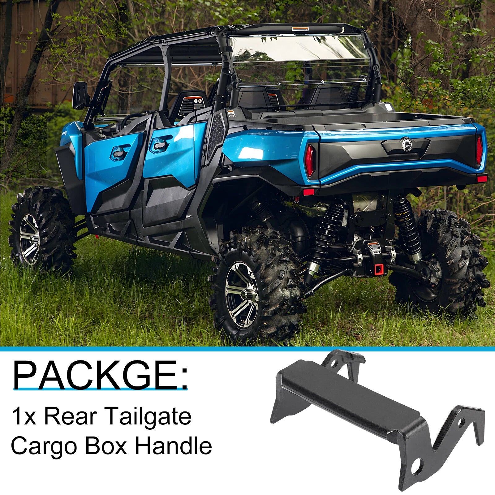 Rear Tailgate Cargo Box Handle for Can-Am Commander Max (2011-2023)