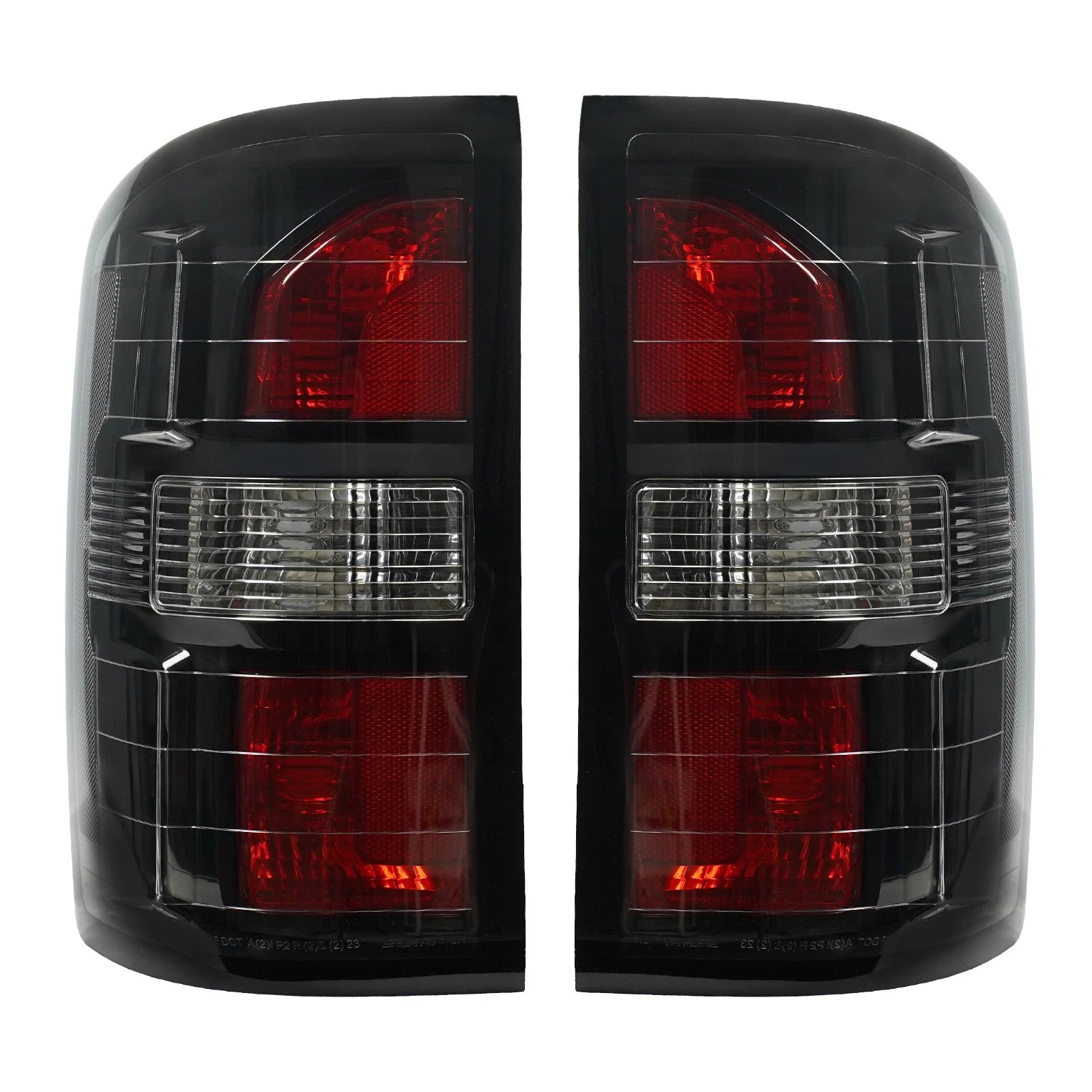 Halogen Upgrade Tail Light Set for GMC Sierra 1500 (2014–2018) w/o Bulb