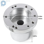 Steering Wheel Hub Adapter for EZgo RXV/TXT Golf Cart (2008–2023) Chrome