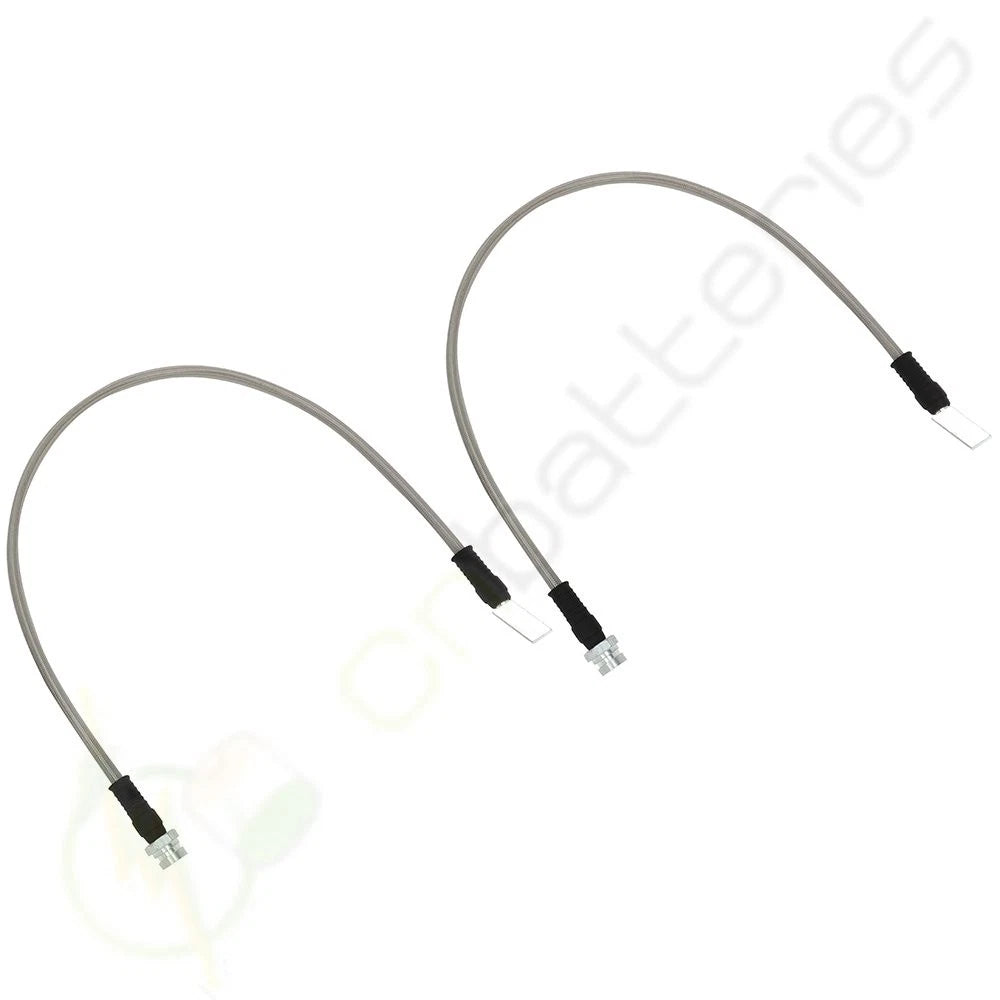2X Front Long Stainless Brake Lines for Jeep Cherokee Wrangler Comanche