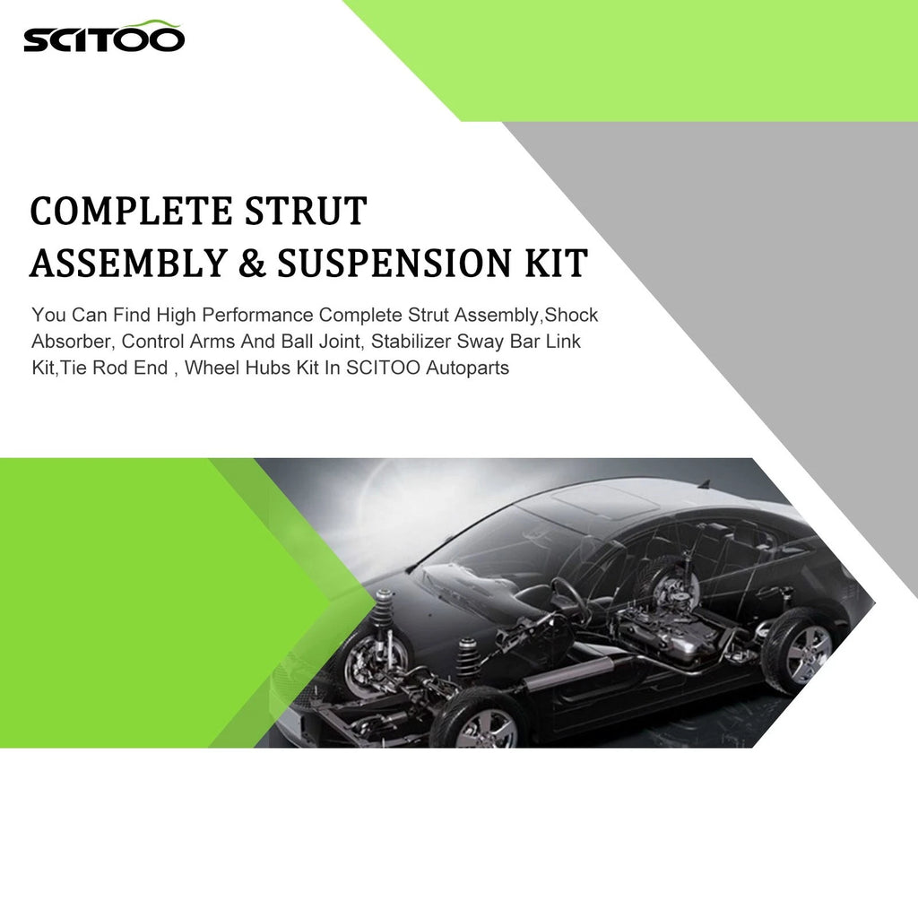 Front Spring Struts Sway Bar Tie Rods Kit for Toyota Highlander RX330 (2004–2007)