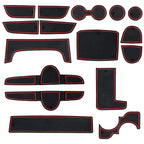 Door Slot Mats Pad Rubber for Kia Forte K3 (2019-2020)