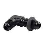 8AN Male to Male 90 Degree Flare Union Bulkhead Adapter Fitting for Car