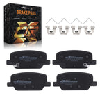 Set of 4 Rear Ceramic Brake Pads for Hyundai Palisade, Santa Fe, Kia Telluride