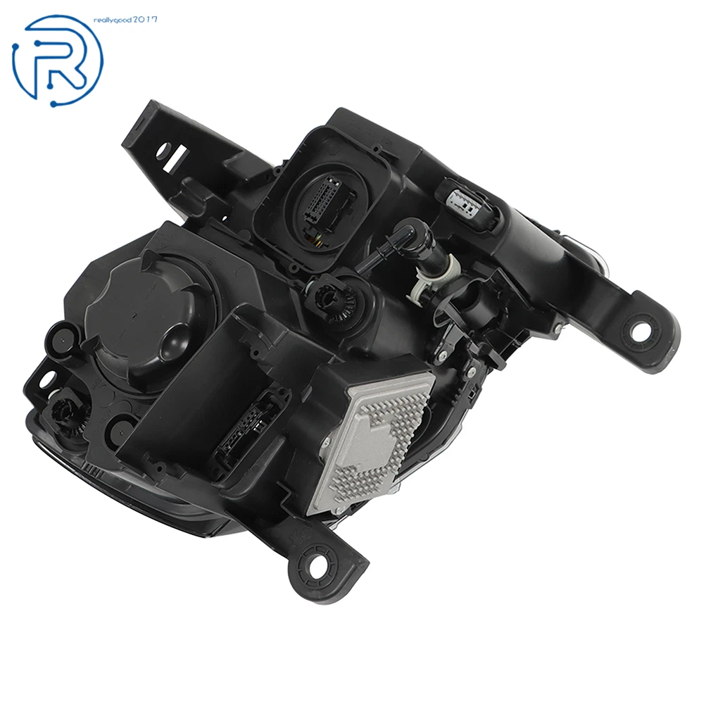 Left Side Headlight Assembly for Jeep Grand Cherokee (2016) Black Housing