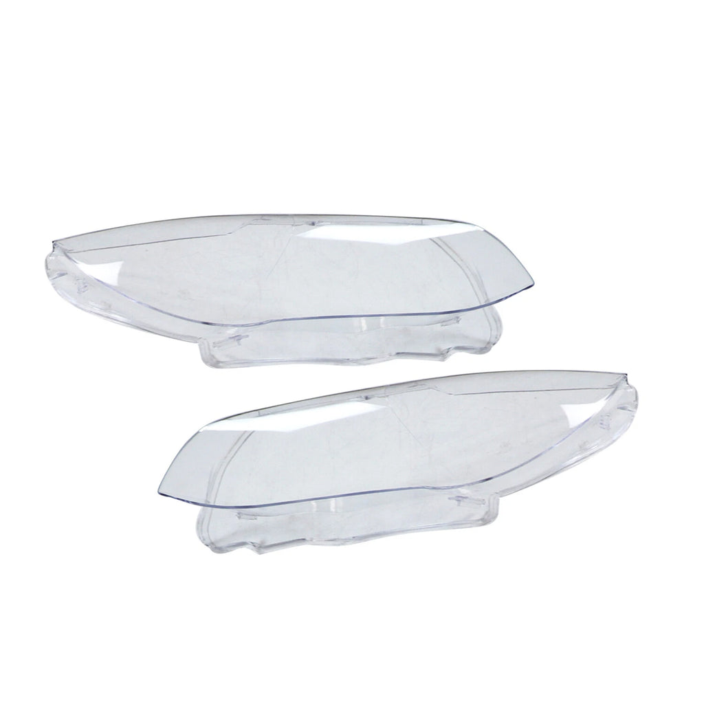 Pair of Clear Headlight Lens Covers for BMW E92 E93 (2010–2013)