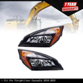 Set of 2 Halogen Headlights for Freightliner Cascadia (2018-2023)